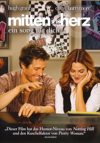 DVD-Cover - Mitten ins Herz - Ein Song fr Dich ( Hugh Grant - Drew Barrymore)